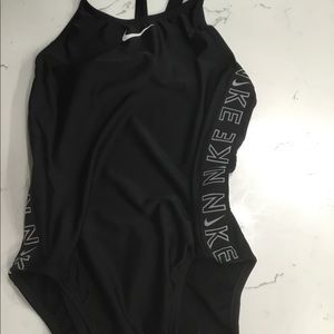 Nike one piece swimsuit black women size 10. #R
